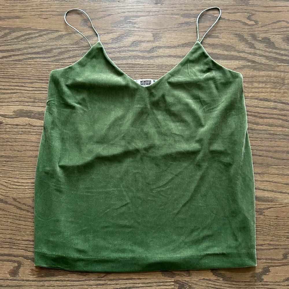 Weekday Green Camisole